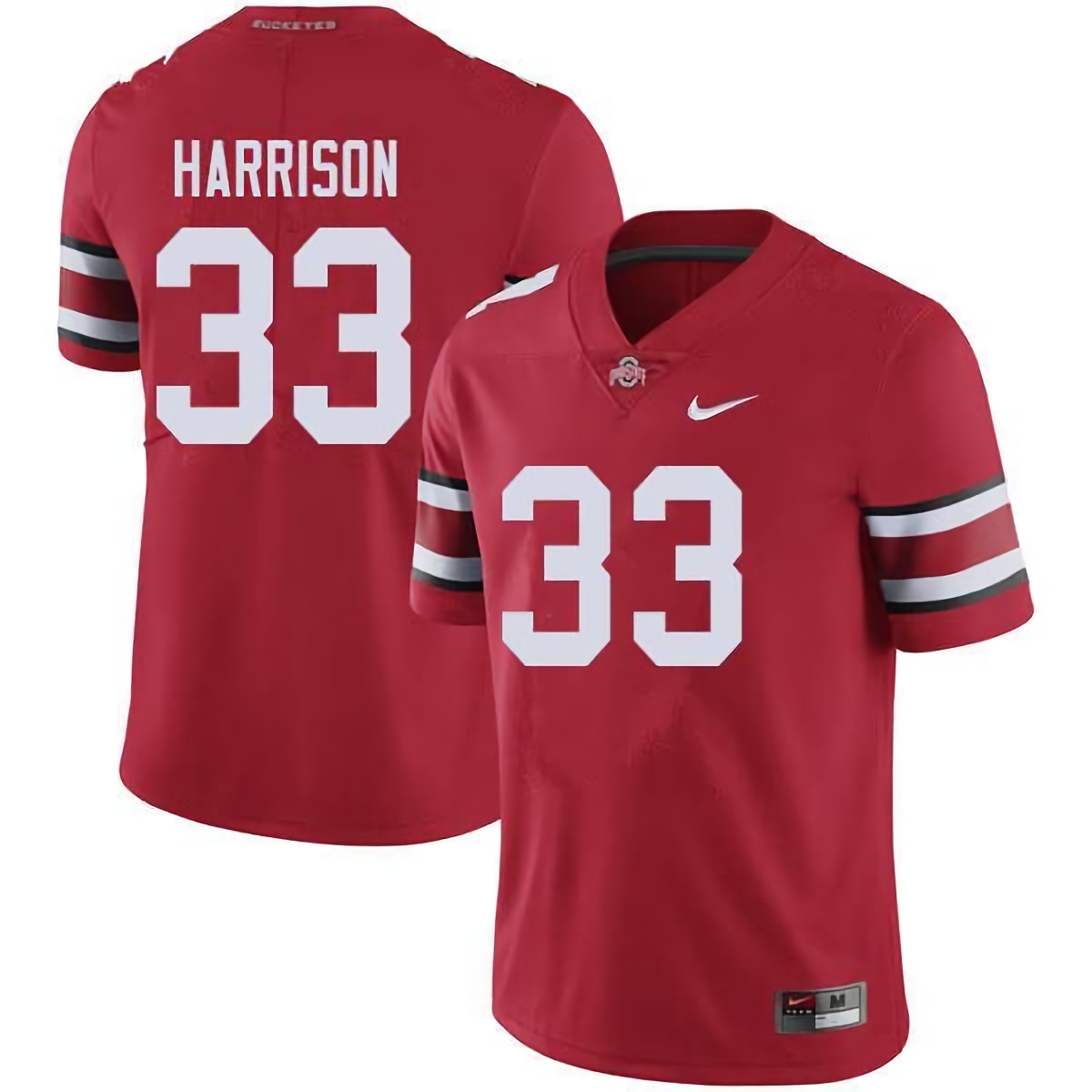 Zach Harrison Ohio State Buckeyes Men's NCAA #33 Nike Red College Stitched Football Jersey HNX6056KK